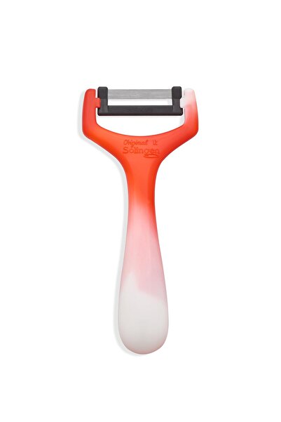 ONON Fruit-Vegetable Straight Peeler Marbled Red-White Quantity