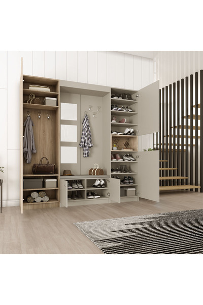 Asra Trend Vestiyer & Portmanto V-04 (210cm)