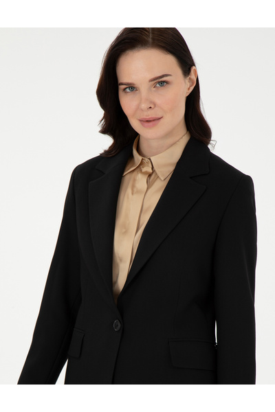 Pierre Cardin Black Slim Fit Jacket 50290392 -Vr046