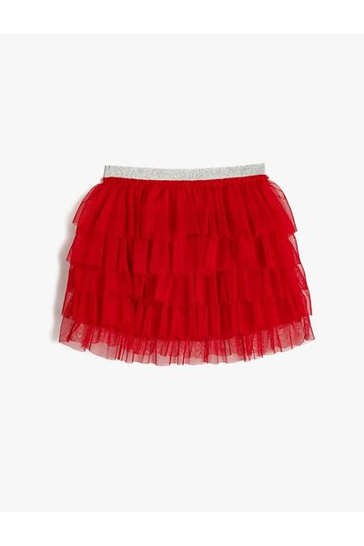Koton Layered Tutu Skirt - Comfortable Cut and Elastic Waist