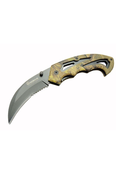 Skygo Böker 2-6 Karambit Outdoor Çakı 19 cm - Plastik Kamuflaj Saplı