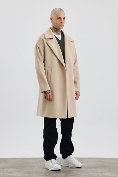 Weyeze Μακρύ Oversize Stamp Coat - Relaxed Cut AF-K56123LNS