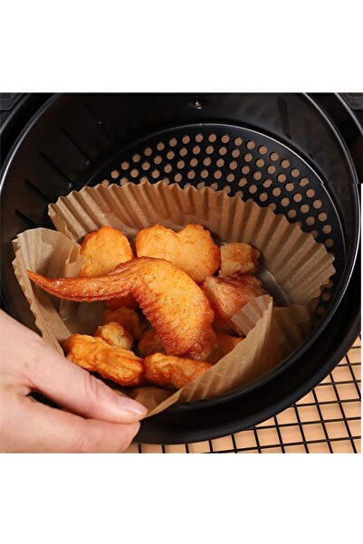 MIBRU Air fryer paper food plate liner brown 16+4.5cm*100