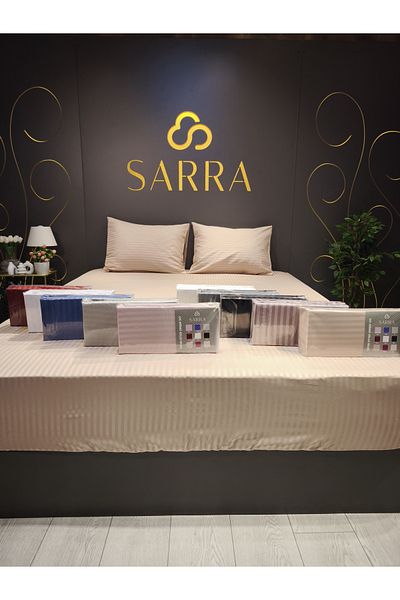 sarra Black Elastic Bed Sheet Set - Home Satin King Size