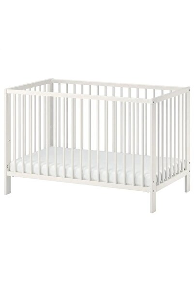 Bumble & Bird - سرير خشبي كلاسيكي 3 في 1 - أبيض