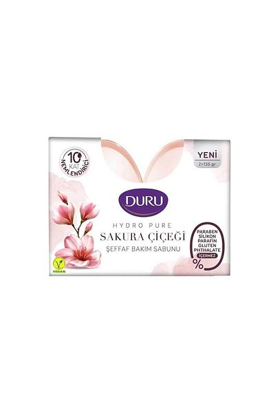 Duru Hydro Pure Sakura Flower Soap - 135Gr*2 Std