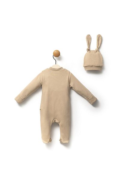 Moi Noi Mnb1183 Model Baby Romper with Hedgehog Hat