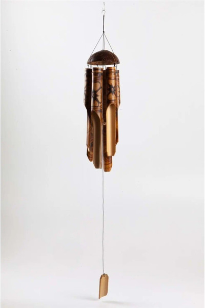 Vitalista Feng Shui Coconat Bambu Rüzgar Çanı