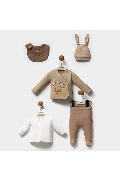 Moi Noi 5-Piece Hedgehog Baby Hospital Discharge Set - Mnb2051