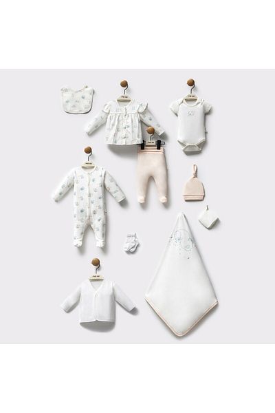 Moi Noi Organic 10-Piece Baby Hospital Discharge Set Mnb2044