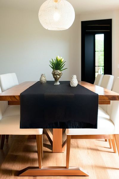 Arma House Runner în carouri tăiat cu laser modern 40*140