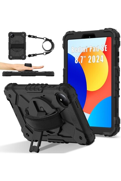 UnDePlus Xiaomi Redmi Pad SE 8.7inç Kılıf Defender Askılı Pars Case Fuji