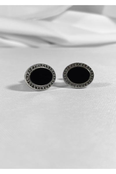 BLC Basic Line Co. Kutulu Gri Elips Kasa Siyah Mine Dolgulu Mekanizmalı Metal...