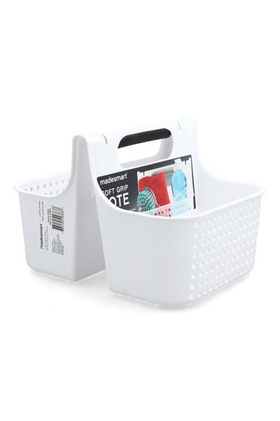 Madesmart Soft Grip Kitchen Sponge Tote with Drainage Holes