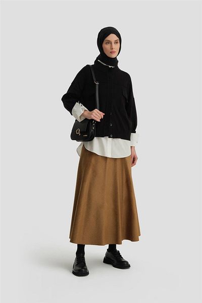 Armine Black Cardigan - 24Kd4206 Model