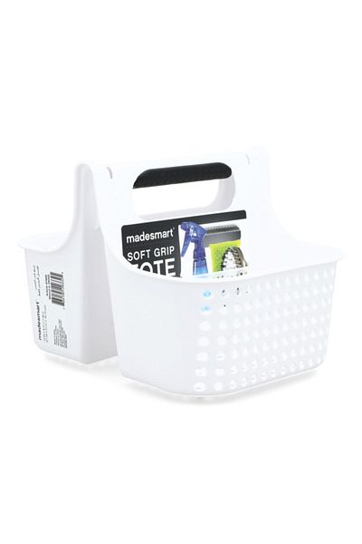 Madesmart Small Soft Grip Kitchen Sponge Tote with Drainage Holes
