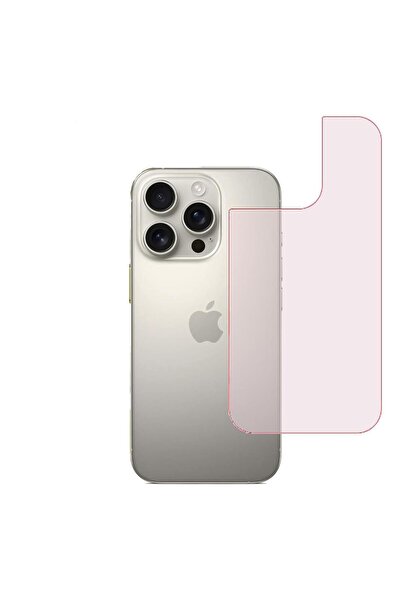 Ecr Mobile Iphone 16 Uyumlu Mat Arka Esnek Nano Koruyucu(KILIF DEĞİLDİR)