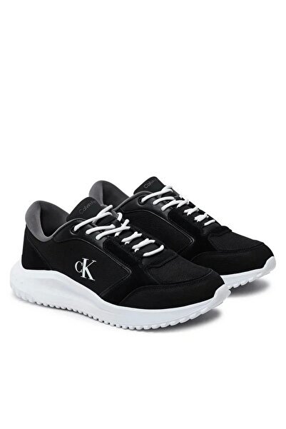 Calvin Klein EVA RUNNER LOW MG WMM Erkek Siyah - Beyaz Sneaker YM0YM01145-0GP