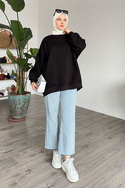 InStyle Raster Basic Black Sweat