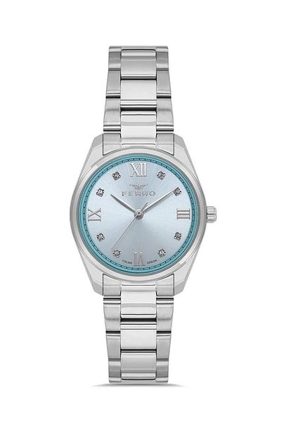 FERRO Fl21502 Women's Wristwatch - Silver Color