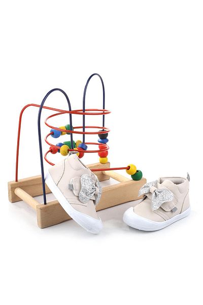 Papuçsepeti Καλάθι παπουτσιών 4233 Orthopedic Baby Girl First Step Shoes