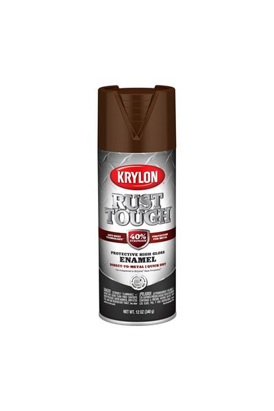 Krylon Rust-Tough Protective High Gloss Enamel Direct-to-Metal Quick Dry Spray Paint