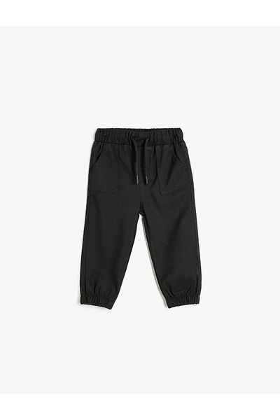 Koton Pocketed Jogger Pants - Waist Tied