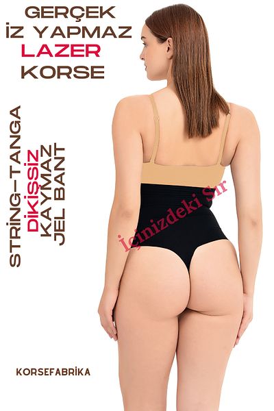 korsefabrika trend mood store High Waist Real Laser Women's Corset - Lifting & Tightening Seamless