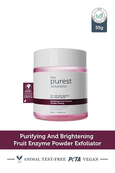 The Purest Solutions The Purest Solutions Fruit Enzyme Powder Exfoliator & Peeling (0.6% Azelaic Acid & 0.6% Malic Acid)
