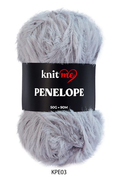 knitme Ανδρικά παπούτσια με γκρι γούνινο νήμα KPE03 Model