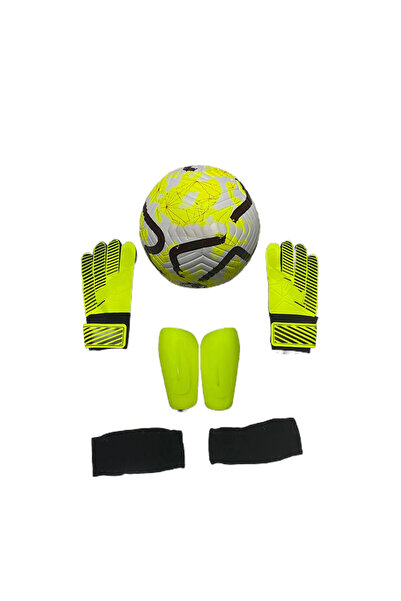 unes 5 عدد 4 قفازات حارس كرة قدم مبطنة ومجموعة من 3 قطع