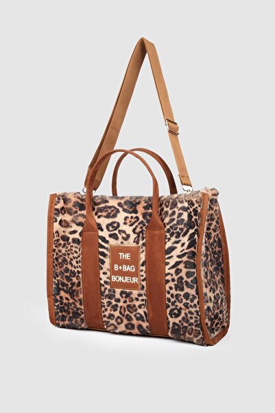 La La'Graccio Paris La'Graccio Paris Women's Tote Bag with Strap Leopard Pattern