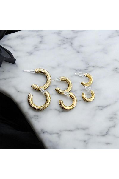 Candy Hoop Earring Set