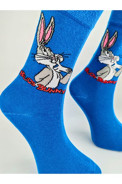 Shuttle Park Unisex Special Series Happy Colorful Socks Bugs Bunny Rabbit Πολύχρωμες κάλτσες με μοτίβο