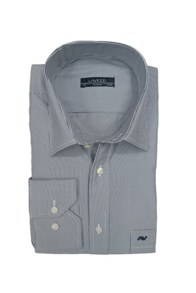 LAVEZZİ قميص كلاسيكي بأكمام طويلة مع جيوب