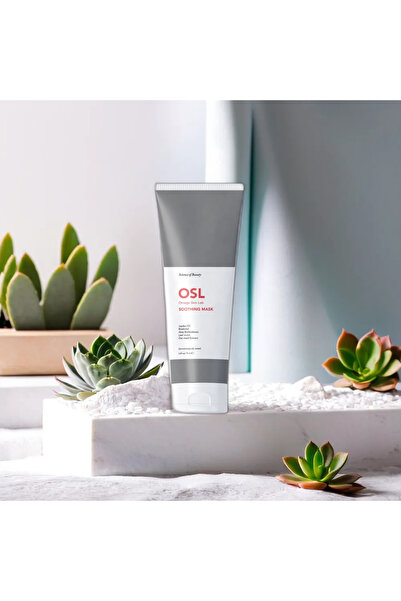 OSL Omega Skin Lab OSL Soothing Care Mask 75ml, Face Mask with Oat Extract, Leaf Juice and Jojoba Oil, Moisturising, So