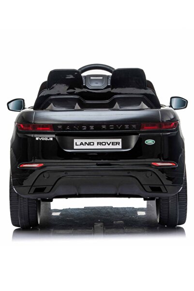 Fab N Funky سيارة رينج روفر مرخصة تعمل بالبطارية مع موسيقى وأضواء LED، 4 سنوات فما فوق، لون أسود