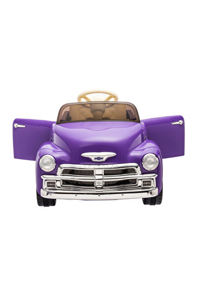 Fab N Funky سيارة ركوب بلوتوث 2.4 جيجاهرتز مع جهاز تحكم عن بعد وموسيقى وأضواء LED وزر تشغيل واحد، أرجواني