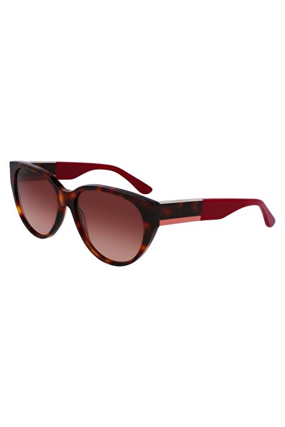 Lacoste L 985S 240 59 Kadın Cat Eye Çok Renkli Kemik Güneş Gözlüğü
