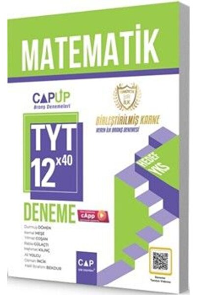 Çap Yayınları Çap Up Tyt Matematik 12x40 Branş Denemeleri 2024-2025