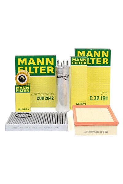 Mann-Filter Vw Transporter T5 1.9 Tdı Mann Filtre Bakım Seti 2004-2010 Hava Y...