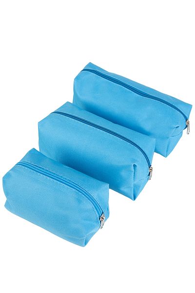 Blessca Makeup Bag 3 Pieces Cosmetic Travel Suitcase Bag Organizer Small Mini Size Organizer