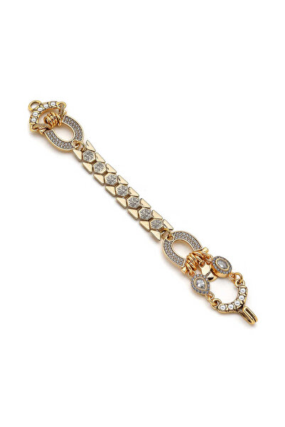 Mon Reve Ariella Zirkon Altın Kaplama Zincir Bilezik