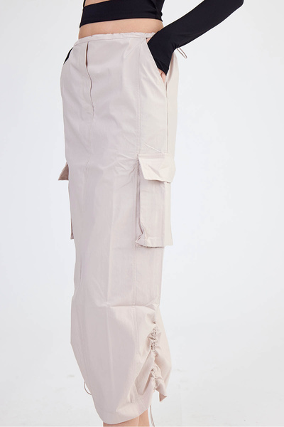 Vitrin Elastická sukňa z padákovej tkaniny s nákladným vreckom