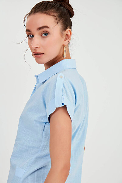 Vitrin Cămașă cu mânecă scurtă cu detaliu la mânecă