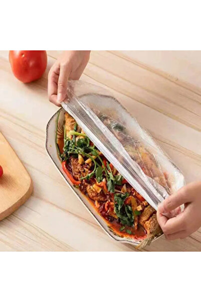 Genel Markalar 100 Adet Pratik Tazeliği Koruyan Tencere ve Tabak Bonesi Çok Amaçlı Kapak Gıda Bonesi