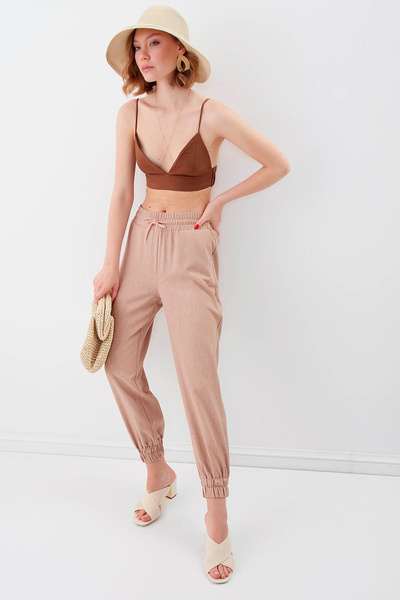 Vitrin Elastic Waist and Leg Trousers