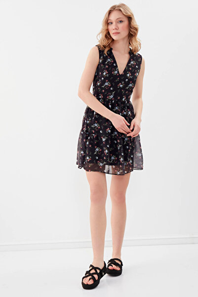 Vitrin Květinové šifonové šaty