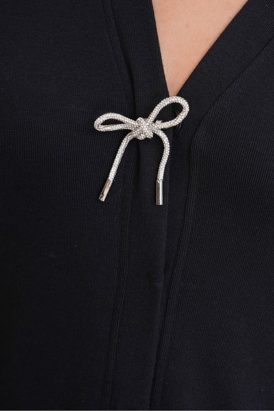 Büyük Moda CARDIGAN DE DETALAMENT CU FOCUL DE PIATĂ