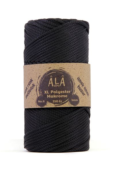 aladepo XL Polyester - Macrame No:6 Thick Bag Lanyard